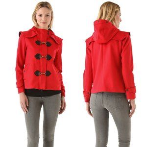 Rag & Bone wool cropped duffle coat
